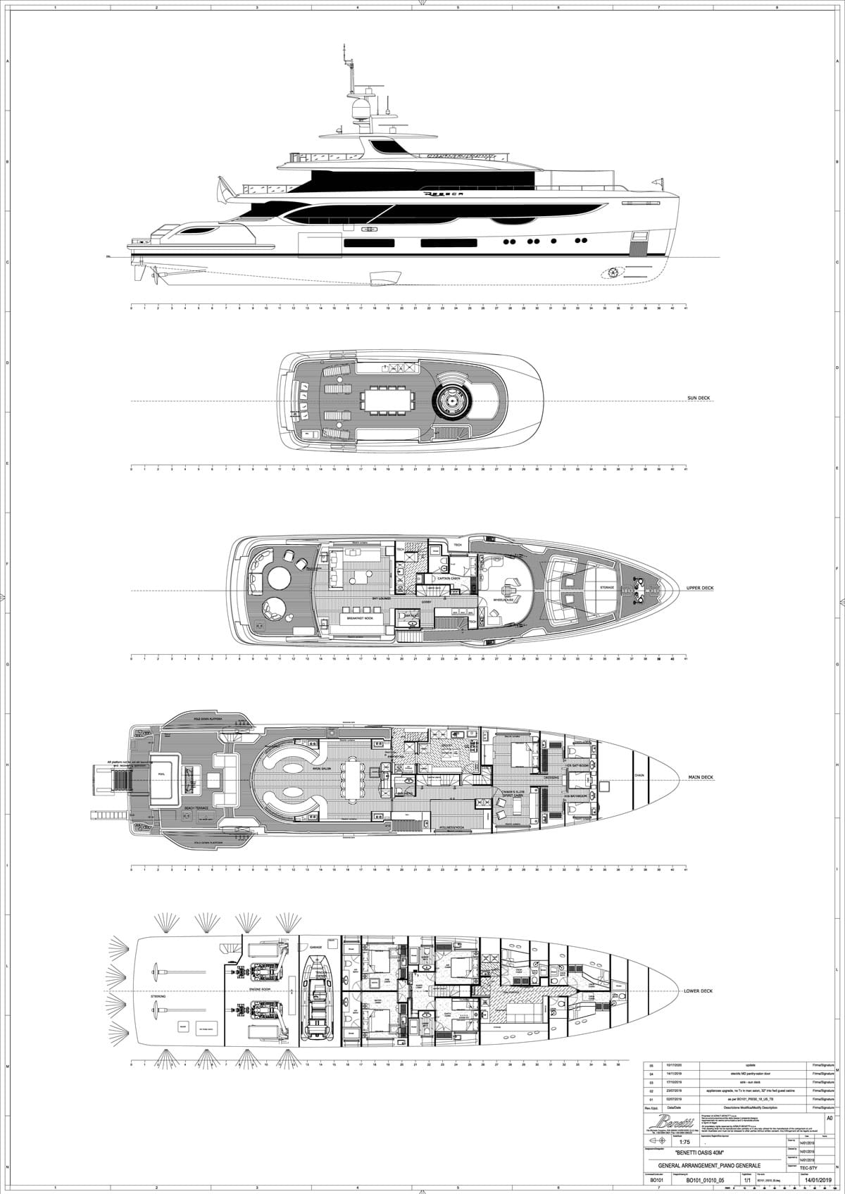 kismet yacht deck plans
